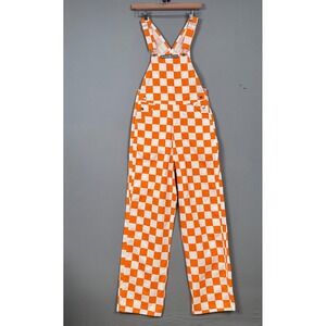 Game Bibs Tennessee Vols Orange White Checkered Overalls Bib XS NWT Game Day